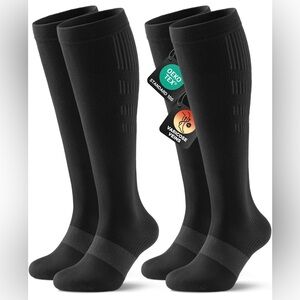 Compression Socks for Women Men, 20-30mmHg Graduated Circulation (S/M)